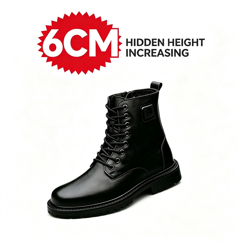 Men'S Shoes With Height Increase - Men 6cm Hidden Height Increasing Leather