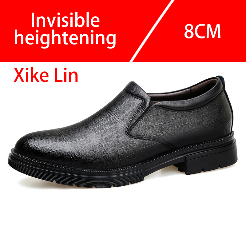 Casual Men's Leather Shoes Com - Men'S Shoes With Height Increase recension och pris