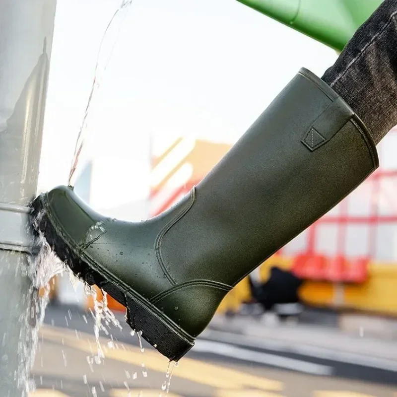 Rain Boots for Men Gum Fishing - Men'S Shoes Water Resistant recension och pris
