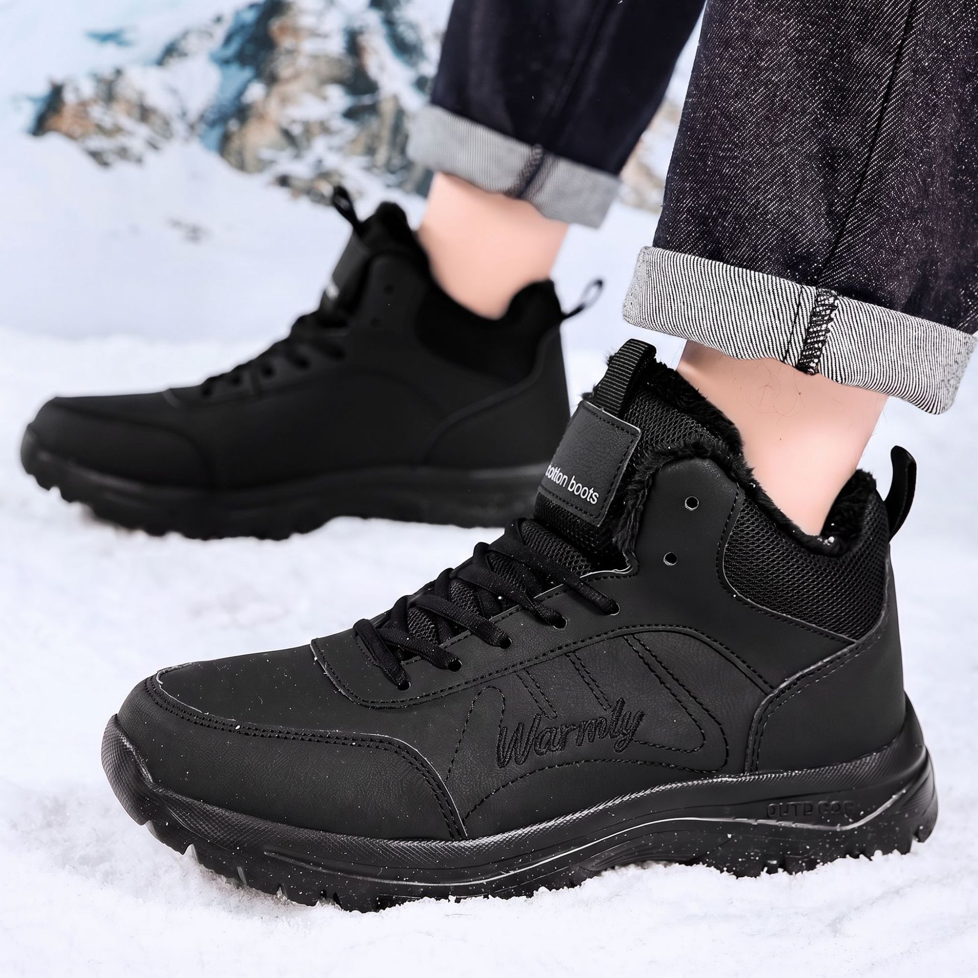 Men's Cotton Shoes with Thick  - Men'S Shoes Hoka Sale recension och pris
