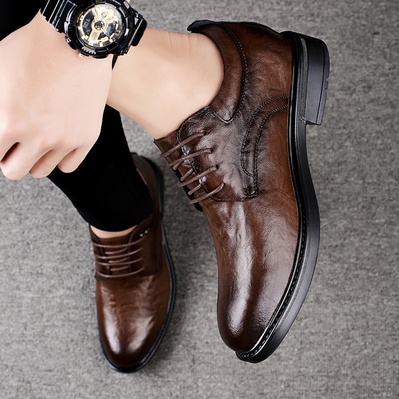 Leather Casual Elevator Shoes  - Men'S Shoes With Height Increase recension och pris